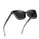 Polarized Myopic Magnetic Clip On Sunglasses Women'S Fashion Cat Glasses Frame