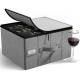 Sorbus China Storage Containers Hard Shell - Glass & Dish Storage Containers for Transport, Moving,