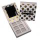 Easy Open Empty Eyeshadow Palette Cases Metalized Golden For Makeup Lines