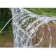 2.5 Dia 1.5cm  Chain Link Razor Blade Wire Fence BTO 10 Anti Blocking