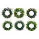 18 Inch Artificial Greenery Wreath Decorative Flower Garlands OEM