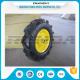 16inches Heavy Duty Rubber Wheels Yellow Color Lug Pattern Enamel Finish 6PR