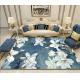 Sofa Bedroom And Living Room Floor Carpets Simple Flower And Grass Crystal Velvet