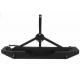 BLACK REAR BUMPER WITH SPARE TIRE CARRIER FOR JEEP WRANGLER 07+