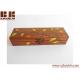 Wooden box for glasses and jewelry pendants, bracelets- acrylic painted rectangular box- wooden box with bronze colored