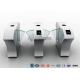 Organic Glass Flap Pedestrian Turnstile Gate , Turnstile Access Control System 20W