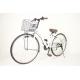 Lightweight Folding Road Bike With Aluminum Alloy Fork Material And 6 Speed In White