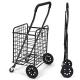 Dual Swivel Wheels Shopping Cart for Groceries