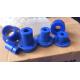 Blue color mc901 nylon plastic machined parts or bushings as drawing