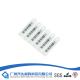 White Barcode Security Labels 58kHz Frequency Anti Theft Supermarket AM Soft Labels