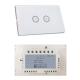 4 Gang US Wifi Controlled Light Switch 120 * 72 * 34mm IOS / Android Supported