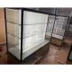 Frameless Full View Wall Display Showcase Glass Cabinet Jewelry Shop Interior