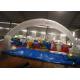 210D Nylon 10*5m White Unsealed Inflatable Arches For Event Or Advertising