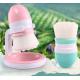Ladies cleansing brush with holder