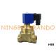 100 bar High Pressure Water Air Brass Solenoid Valve 3/8'' 1/2'' 3/4'' 1'' 220VAC 24VDC