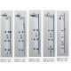 130 X 20 / cm Massage Jets Shower Columns Panels tempered glass  for bathroom