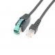 3m 12V PVC Custom USB Cables USB To Rj45 Black Straight Type