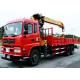 Dongfeng 10Ton Hoisting Truck Mounted with Hydraulic XCMG Straight 4-Arm Telescopic Boom Crane