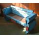 Classic Industrial Wood Seat Ford Car Bench With Old Way Iron Frame