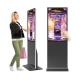 75 LCD Display Digital Signage Kiosk Touch Screen Free Standing Subway Office