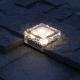 Glass Ice Rocks Solar Powered Outdoor Lights With 1 Super White LED