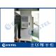 Heat Insulation Floor mount 2.0KW Cooling Outdoor Telecom Cabinet