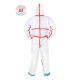 Beekeeper SMS Type 5 6 White Coveralls Disposable With Hood Melt Tape