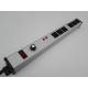 Aluminum Alloy Adjustable Timer Power Outlet PDU Power Bar With Six Way