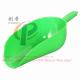 Plastic feed scoop with green color, black horse feed scoops, chicken farm feed scoop