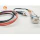 Double Coaxial Fiber Optic Connectors 4 Contacts Plug J599 / A8 Aluminum Alloy