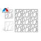 Sound Dampening Clip In Metal Ceiling Tiles Square Shape For Office Building