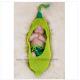 green beanie costume set handmade cotton baby Photography Prop Crochet Hats diaper cover