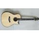 Free shipping dreadnought customize guitar cut-away AAAA all solid single cut guitar custom acoustic electric guitar