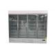 1700L Capacity 4 Glass Door Refrigerated Cabinet Self Contained