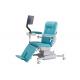 Semi Fowler Blood Donor Chair , Mobile Patient Dialysis Chair for Hospital ICU