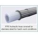 PTFE lined stainless steel wire reinforced hydraulic hose for high temp and harsh conditions