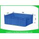 Top Plastic Solid Stacking Storage Bins , Agriculture Large Plastic Storage Boxes