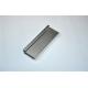 Silver Brushed Aluminium Extrusion Profiles For Decoration , 6063-T5