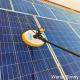 Solar Cleaning Brush with Micro-Gear Rotary Technology and Telescopic Water Fed Pole