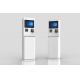 Floor Stand Restaurant Hotel Self Ordering Kiosk With Touch Screen Receipt Printer