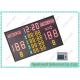 Large Digital Electronic Basketball Scoreboard Red / Yellow / Green , 2m X 1m