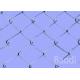 Electro Galvanized Chain Wire Fencing With Post , High Chain Link Fence Fabric 