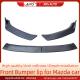 3 Stage Front Car Bumper Lip Spoiler Self Taping Screws For Mazda Atenza