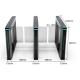 Traffic Flow Control Turnstile Entry Systems , Swing Gate Turnstiles For Office Building