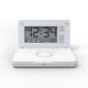 Qi Mobile Phone Wireless Charger With Thermometer Desktop Electric LCD Alarm Clock