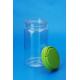 Large Capacity Round Plastic Jars , Transparent Plastic Airtight Storage Jars