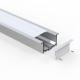 6063 Alloy Aluminium Profile For LED Strip Lighting , Anodized LED Light Profile