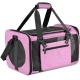 Black Pink Dog Travel Crate Airline Approved , S-L Carrier Cage For Dog