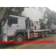 Customized SINO TRUK HOWO 6*4 LHD 10tonscargo truck with crane boom for sale, knuckle crane on cargo truck for sale