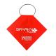 Promotional Square Shape Hanging PVC Safety Flag For Cars Or Trucks